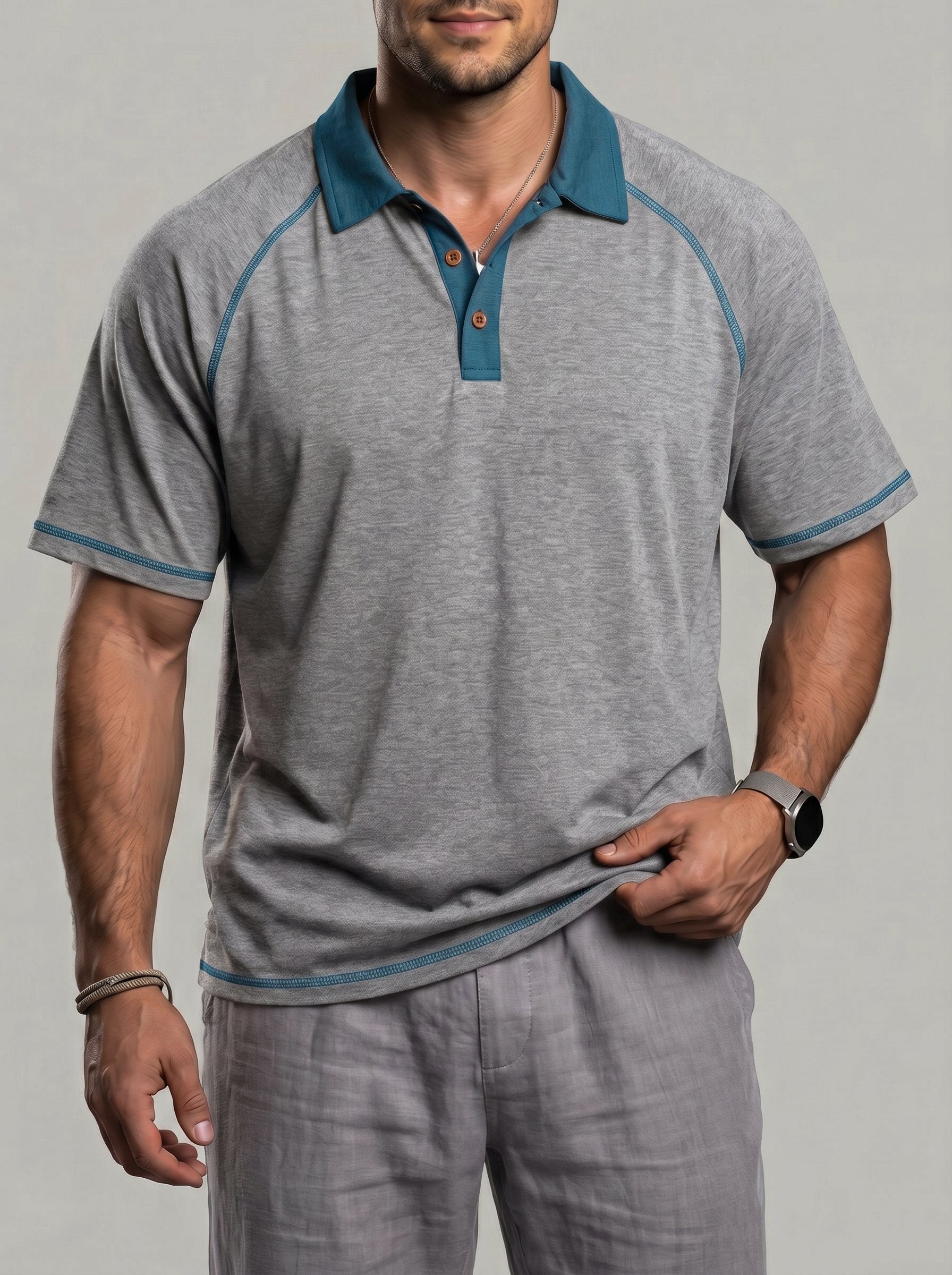 KZZ Men's Polo Shirt