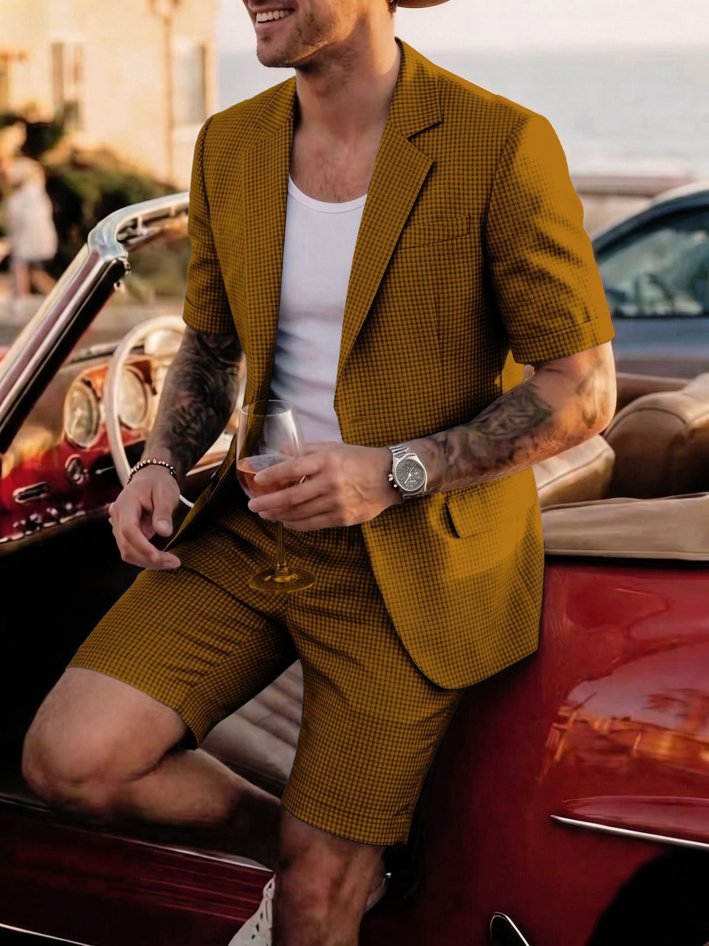 KZZ Casual Two-Piece Suit