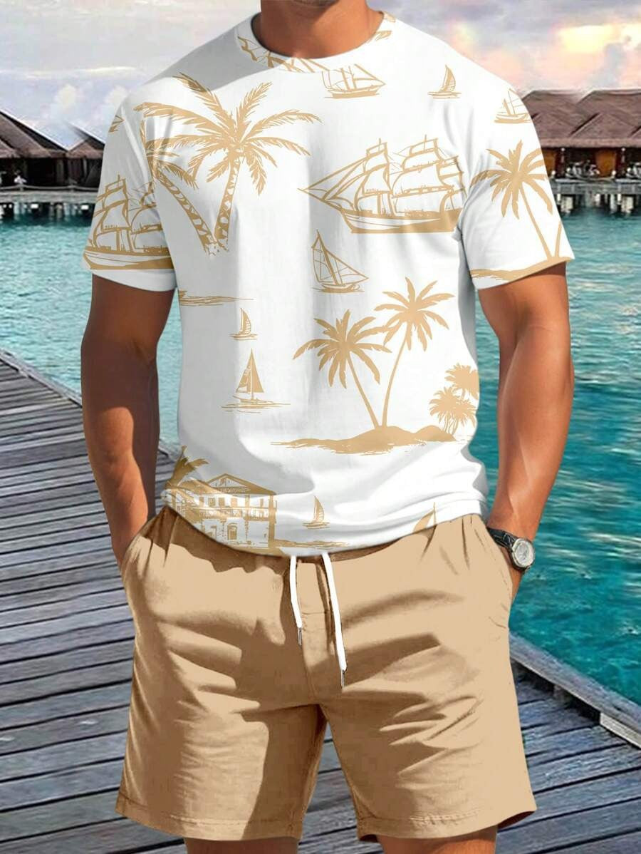 KZZ Summer Streetwear: Loose-Fit Casual Hip-Hop Set