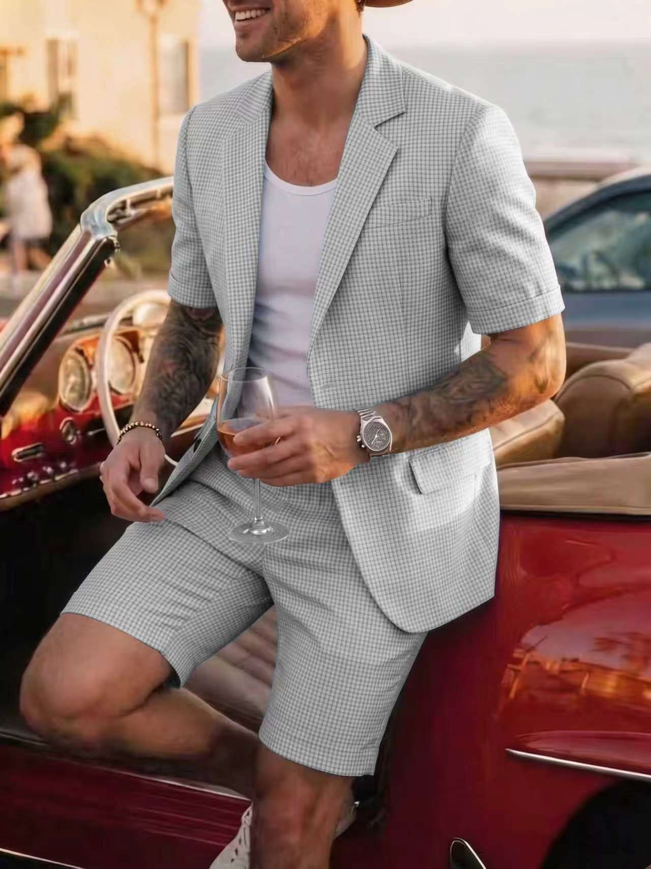 KZZ Casual Two-Piece Suit