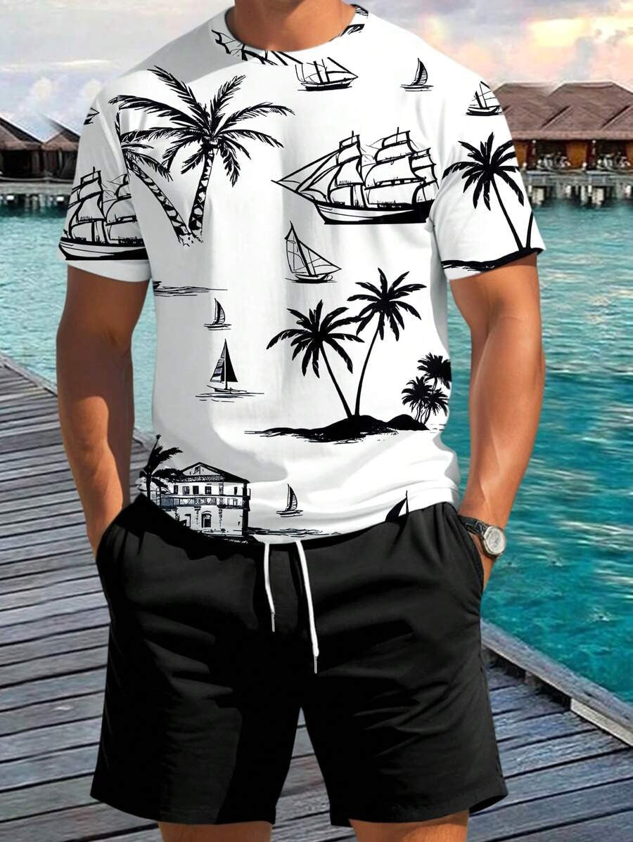KZZ Summer Streetwear: Loose-Fit Casual Hip-Hop Set