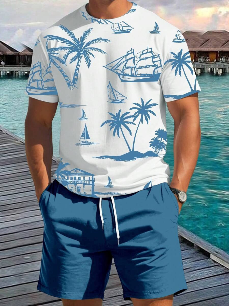 KZZ Summer Streetwear: Loose-Fit Casual Hip-Hop Set