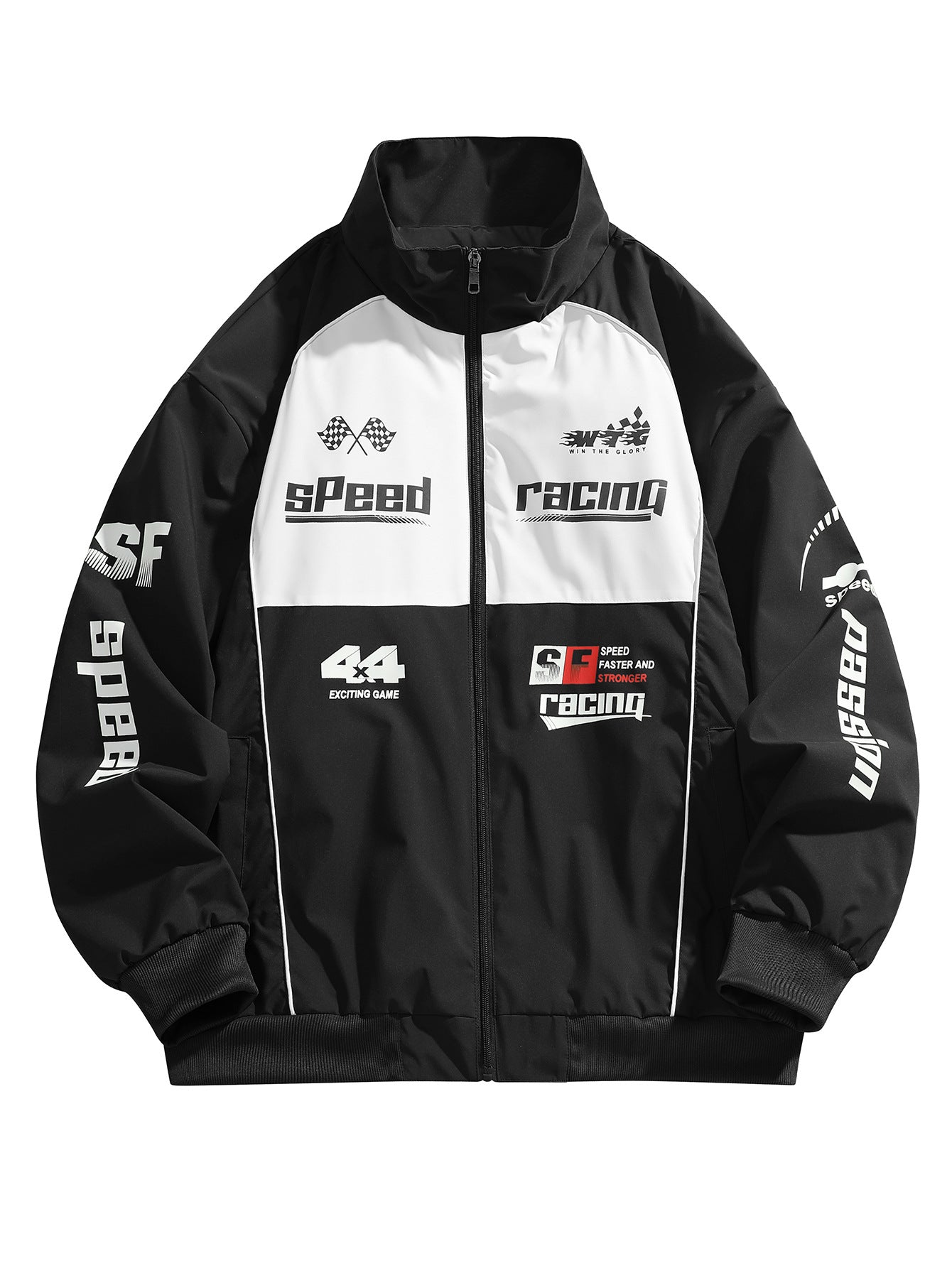 KZZ Men's casual stand up collar racing style street style INSY2K jacket