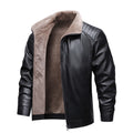 KZZ Men's Winter Leather Jacket
