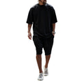 KZZ Casual Loose Fit Solid Sports Sets