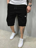 KZZ Men's Shorts, Slanted Pockets, Versatile Casual Pants