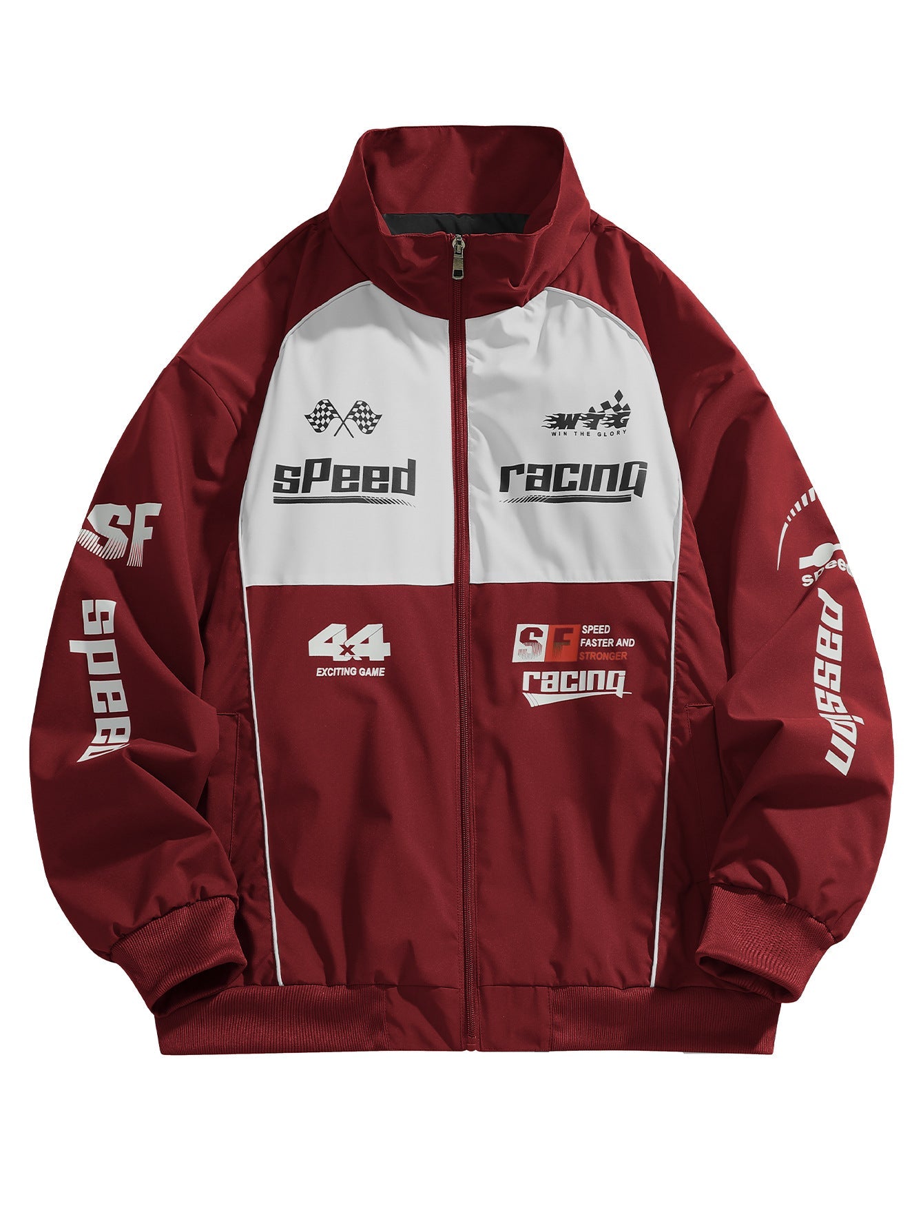 KZZ Men's casual stand up collar racing style street style INSY2K jacket