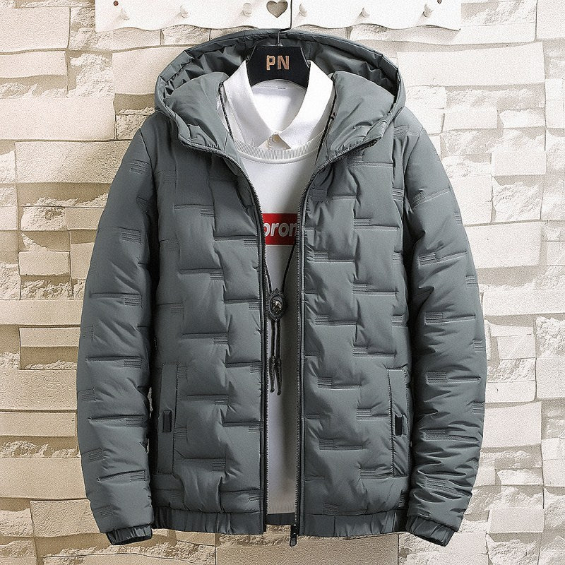 KZZ Men's Winter Warm Jacket Lightweight and windproof Lining Regular Fit
