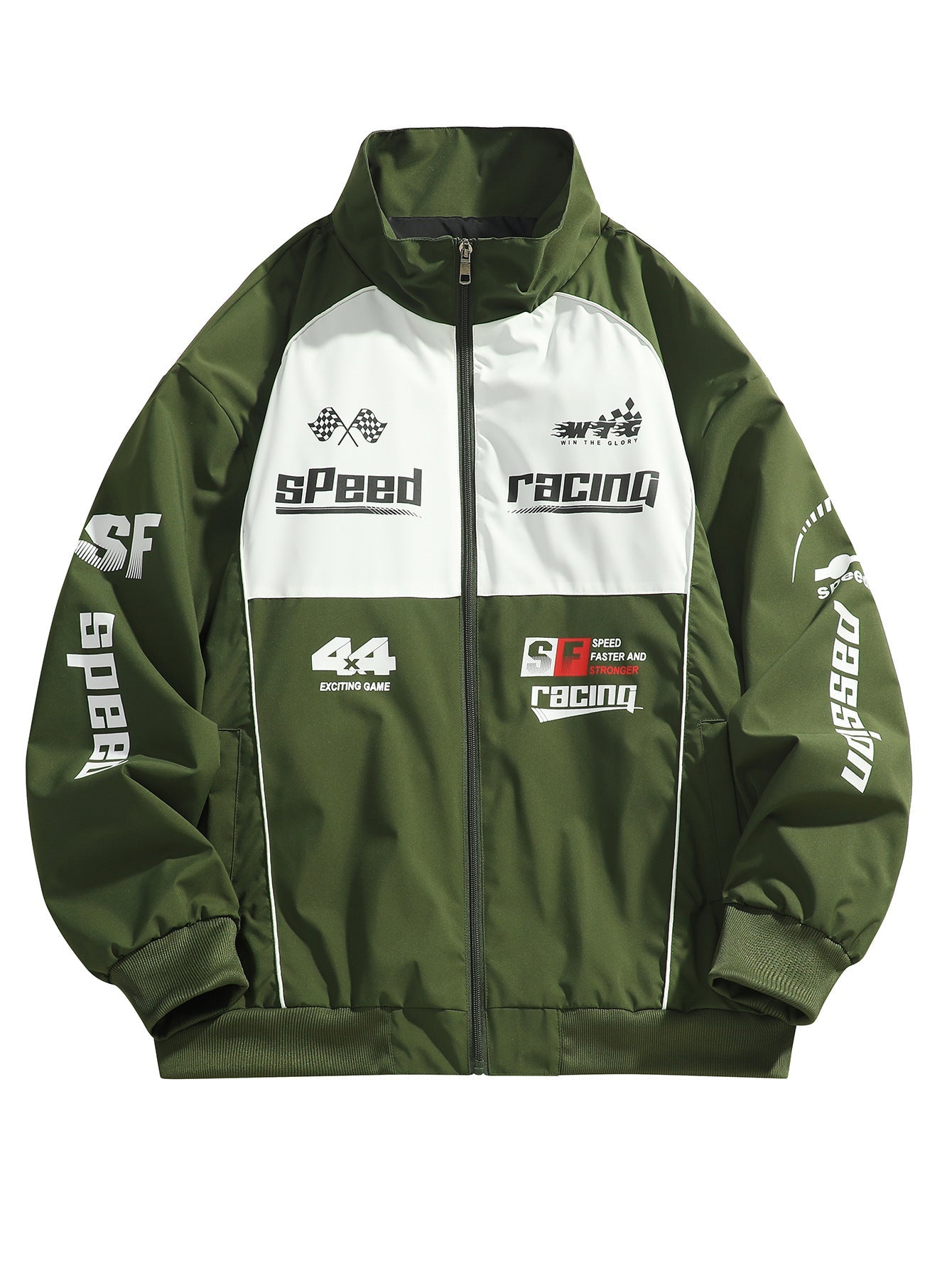 KZZ Men's casual stand up collar racing style street style INSY2K jacket