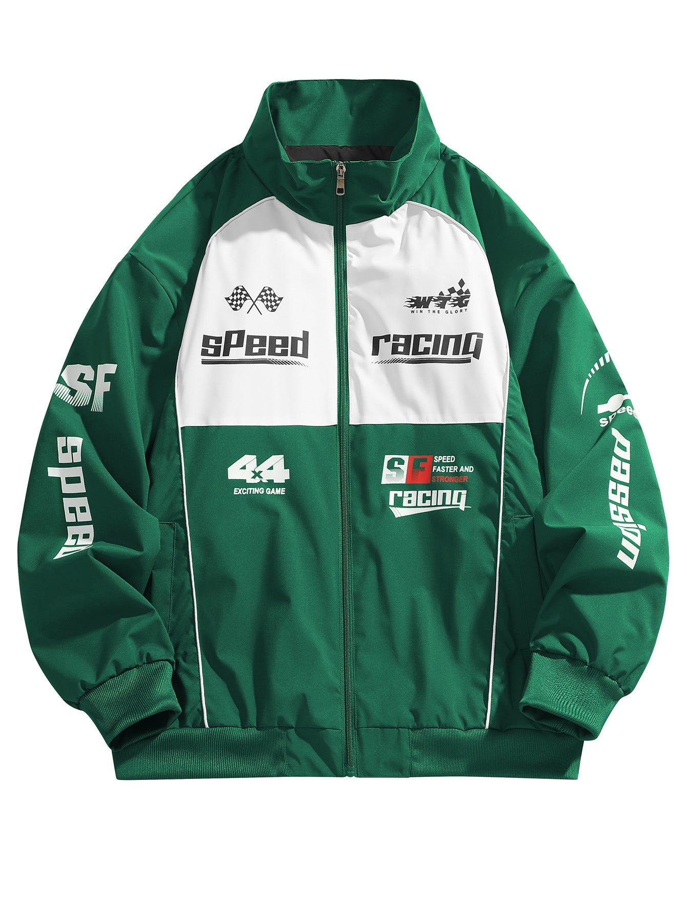 KZZ Men's casual stand up collar racing style street style INSY2K jacket