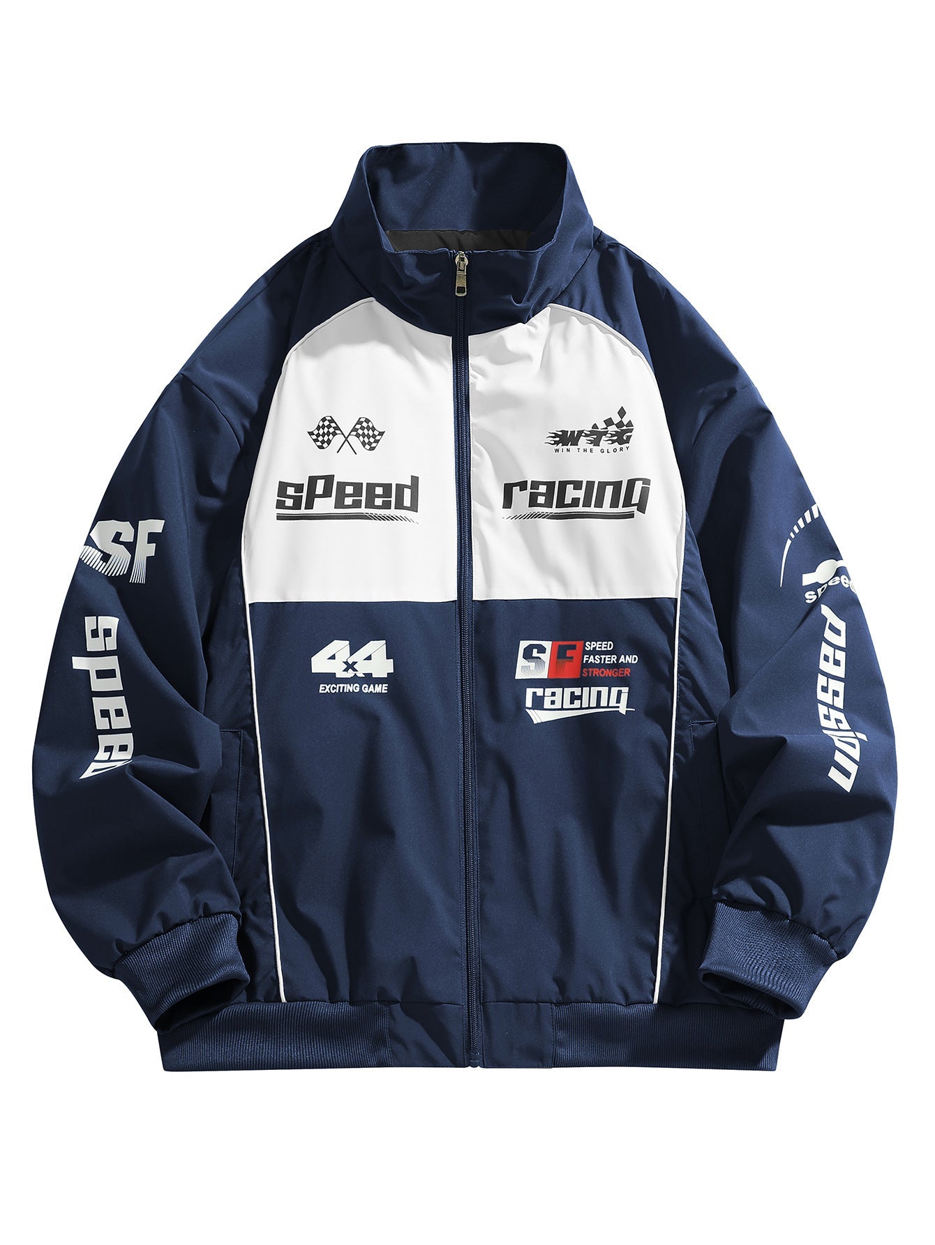 KZZ Men's casual stand up collar racing style street style INSY2K jacket