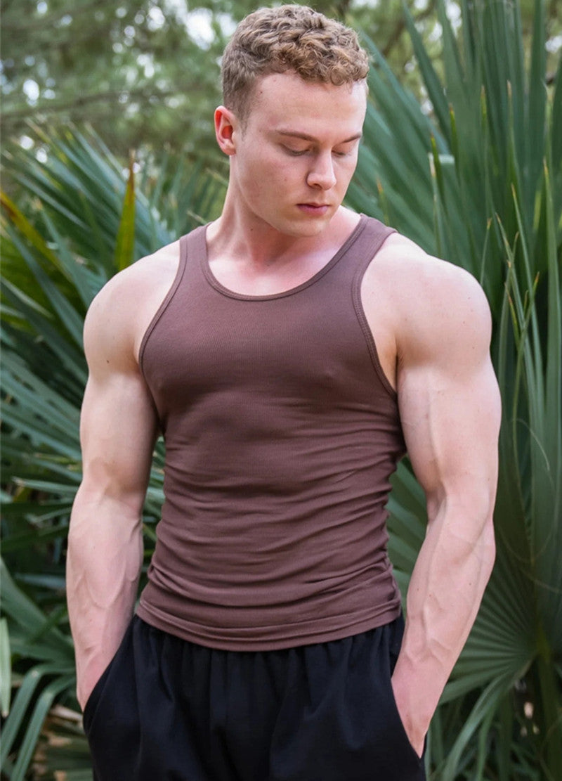 KZZ Ultra-Soft Cotton Fitted Tank