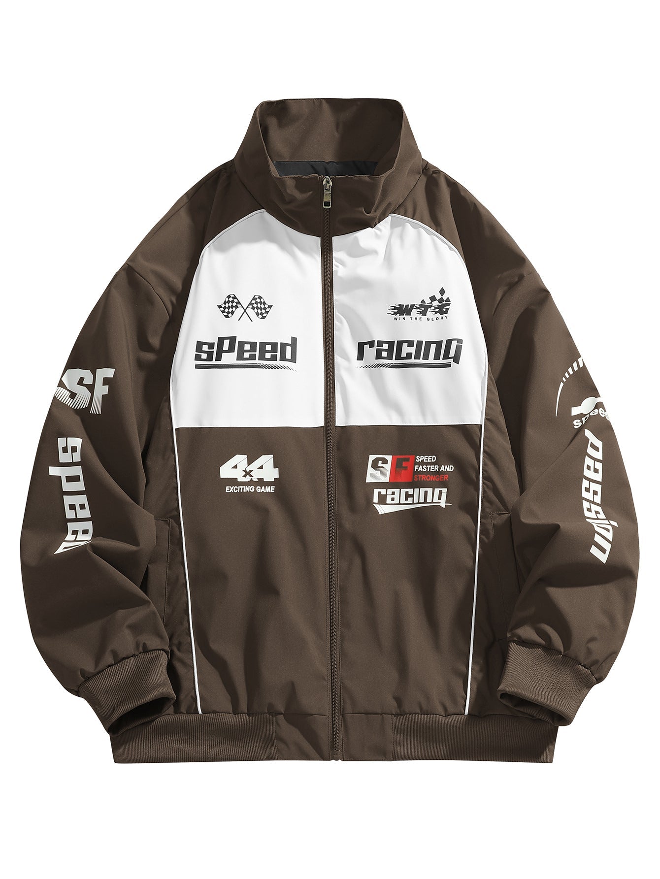 KZZ Men's casual stand up collar racing style street style INSY2K jacket
