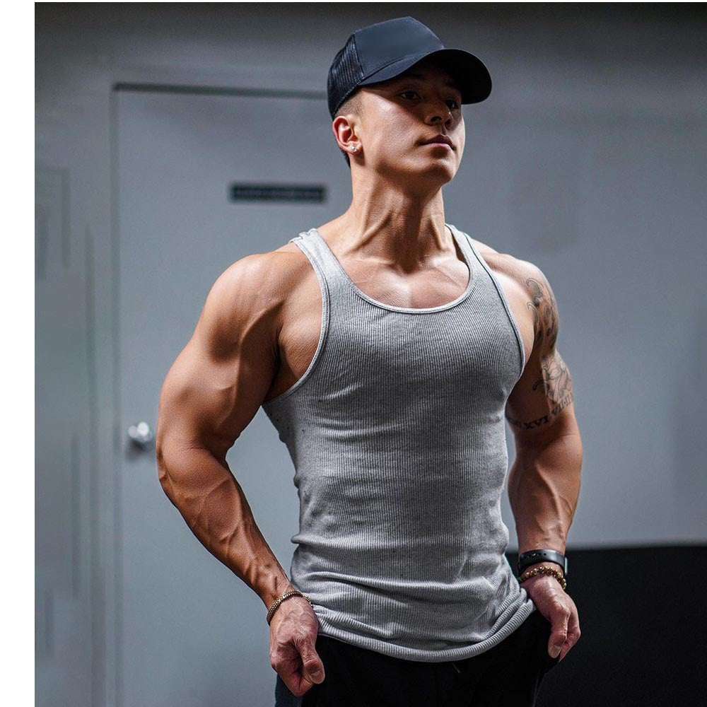 KZZ Ultra-Soft Cotton Fitted Tank