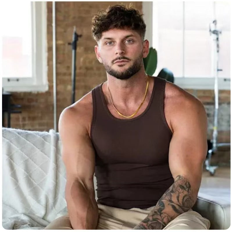 KZZ Ultra-Soft Cotton Fitted Tank