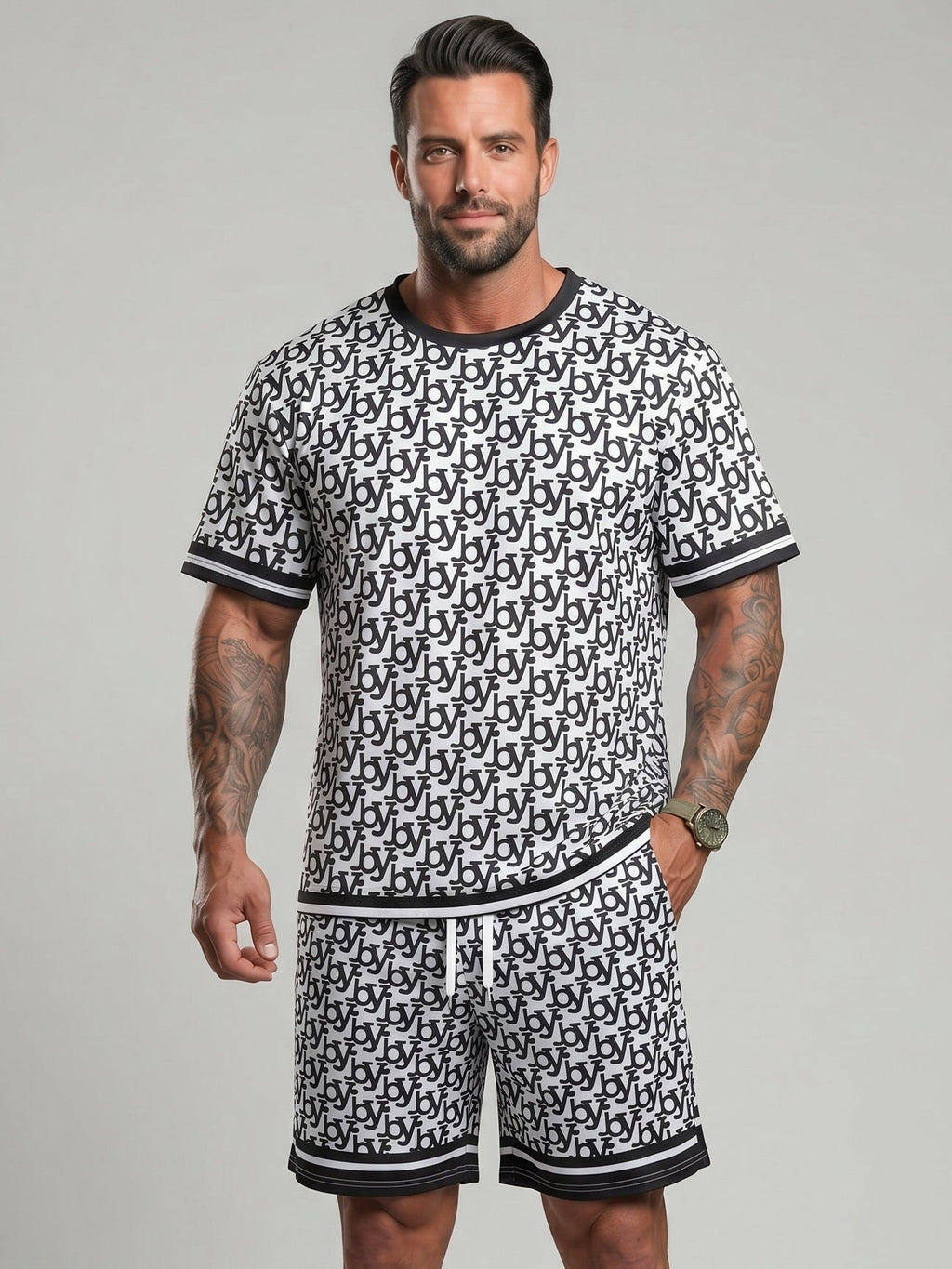 KZZ Men's Summer Sports Set