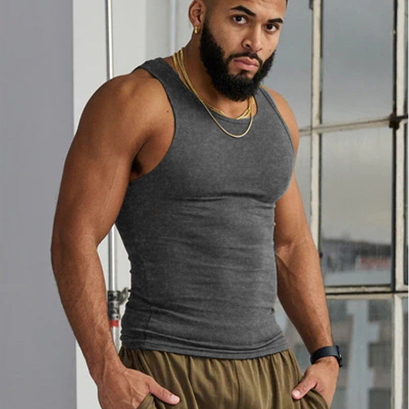KZZ Ultra-Soft Cotton Fitted Tank