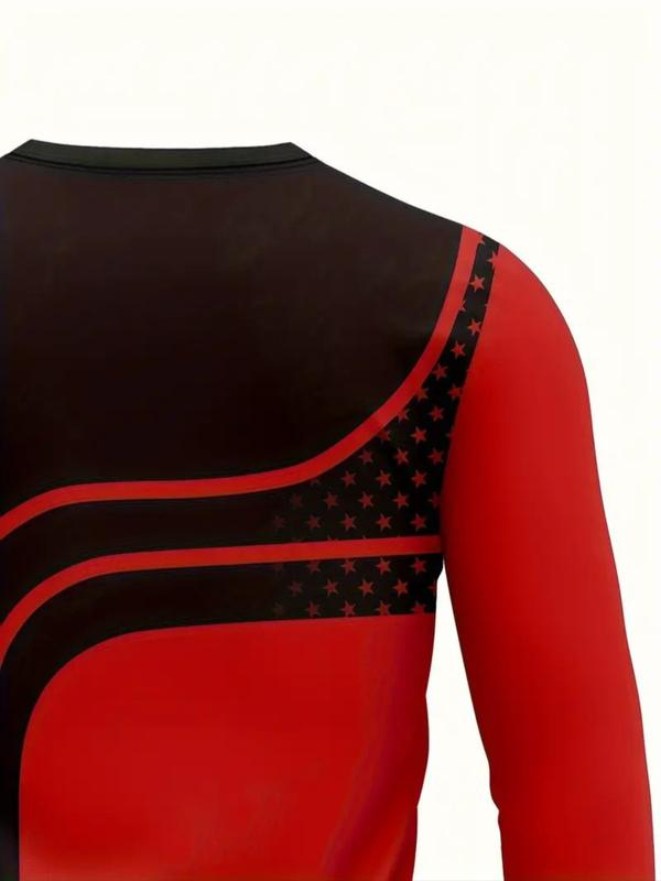 KZZ Men's Casual Sporty Long Sleeve Top