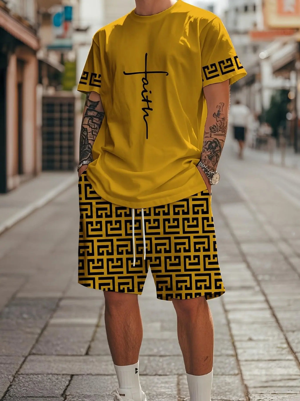 KZZ Men's Summer Casual Set