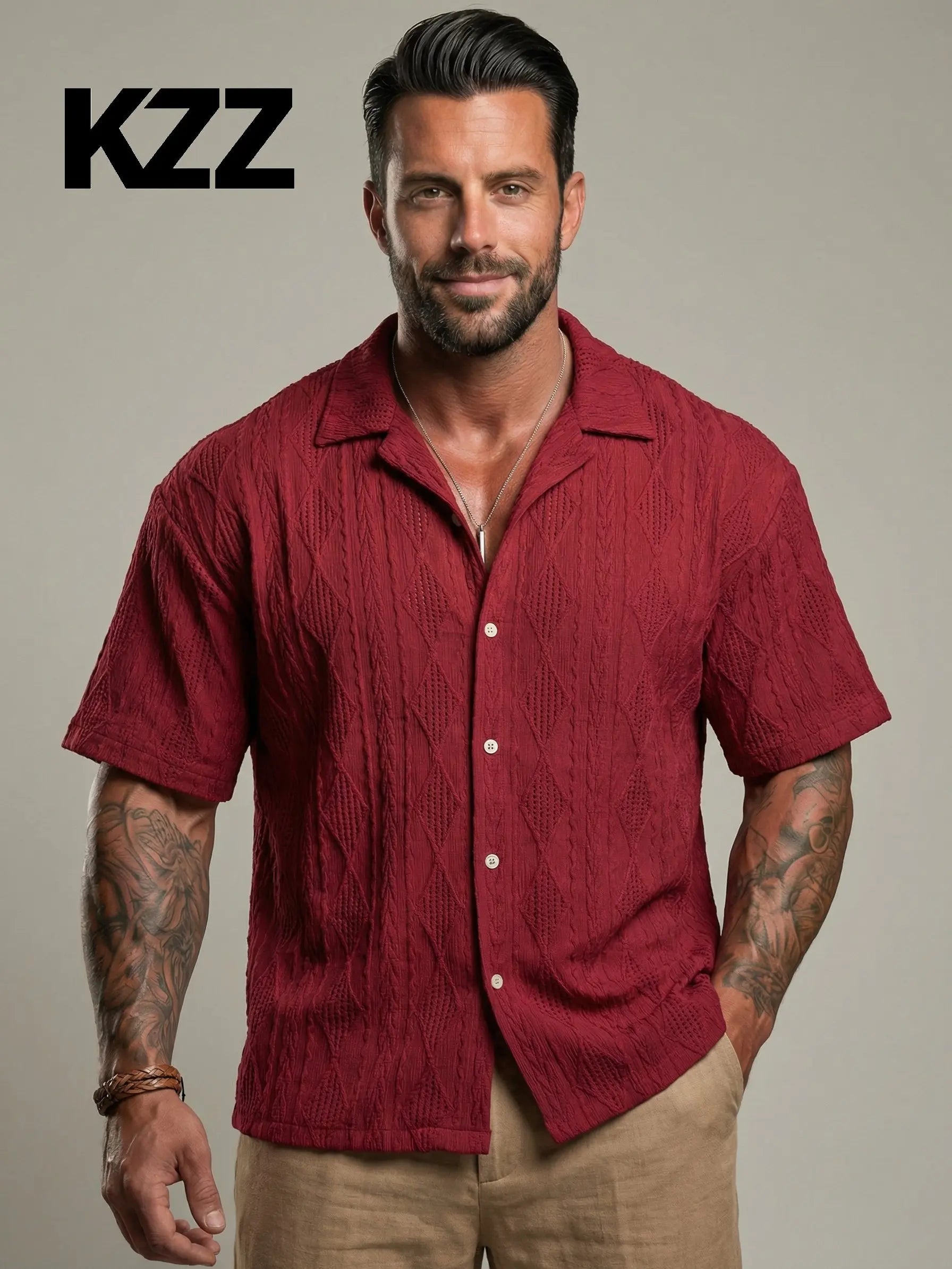 KZZ Men's Polo Shirt