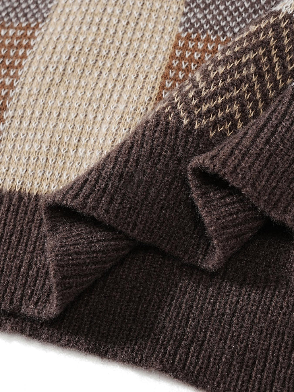 KZZ Unisex Retro Knitted Vest