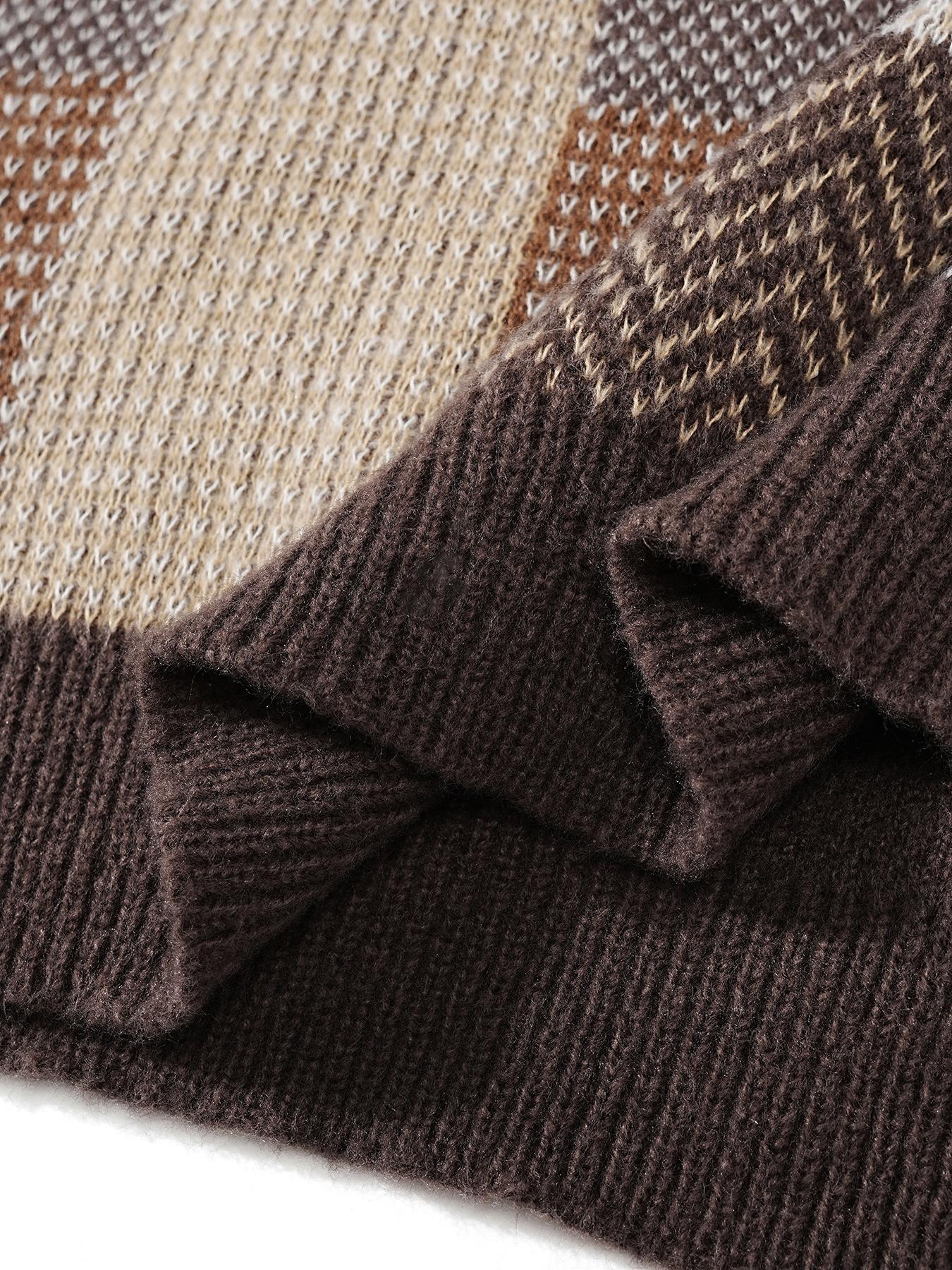 KZZ Unisex Retro Knitted Vest