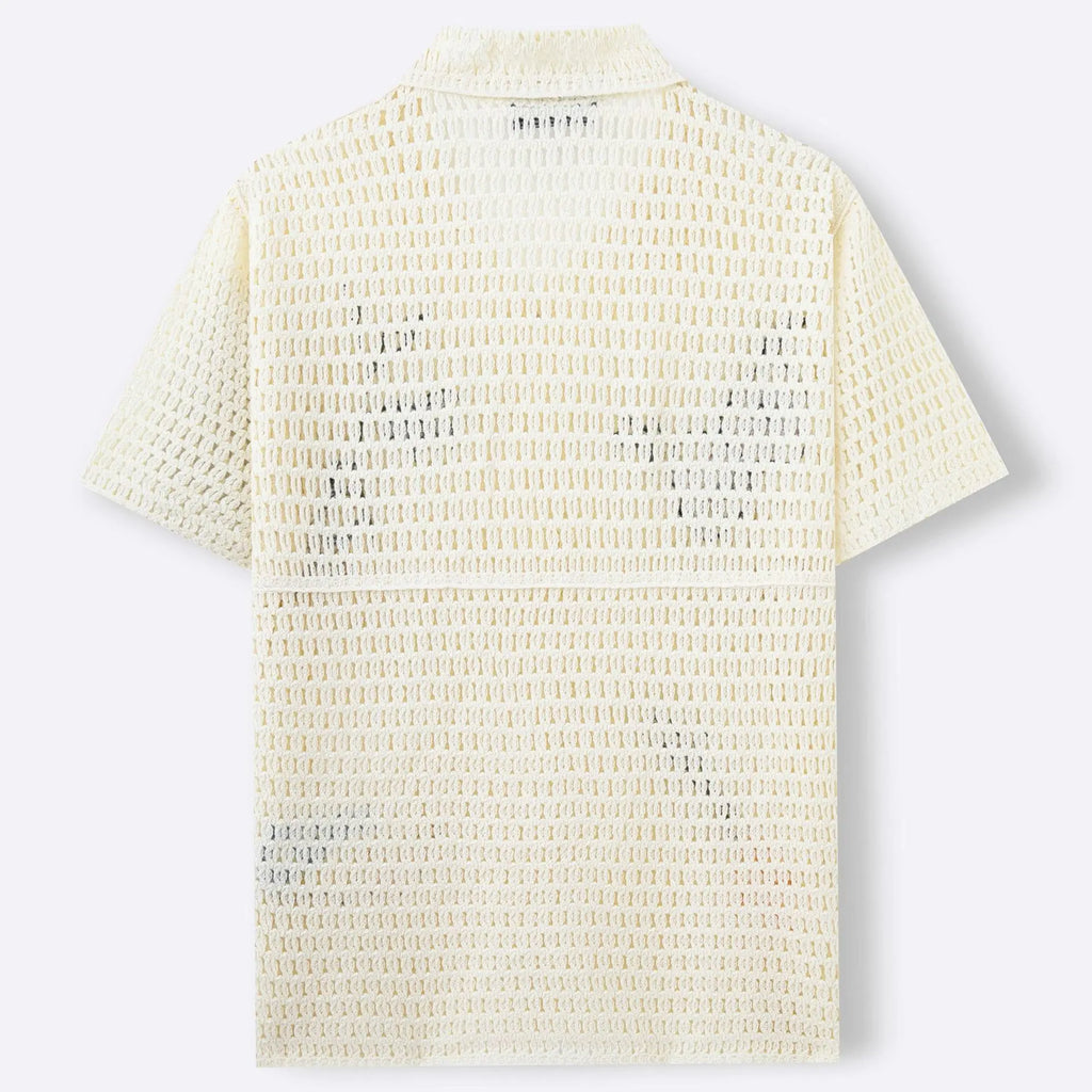 KZZ Men's Embroidered Knit Top
