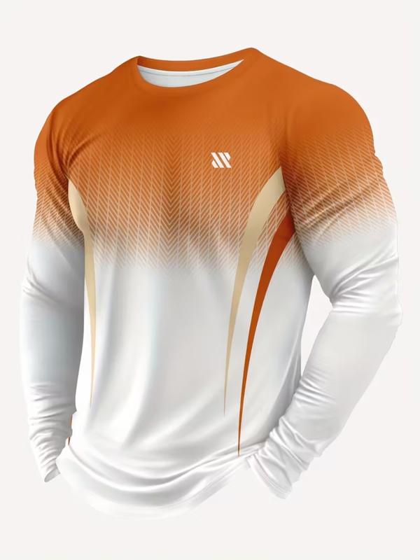 KZZ Men's Long Sleeve Gym Training Shirt