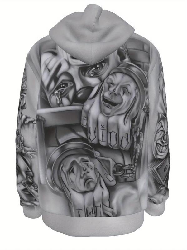 KZZ Men’s 3D Chicano Hoodie