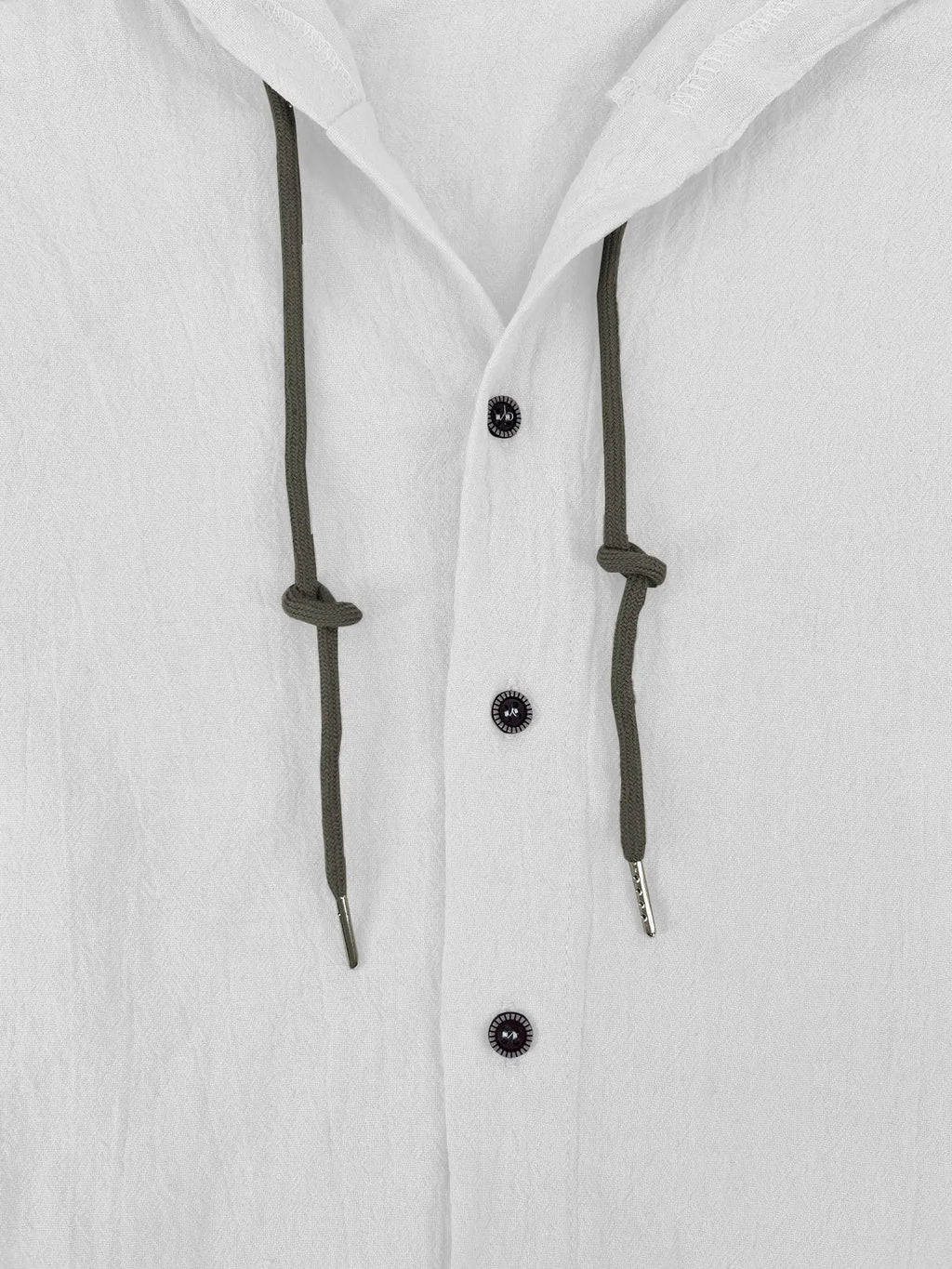 KZZ Men's Casual Long-Sleeve Hooded Shirt