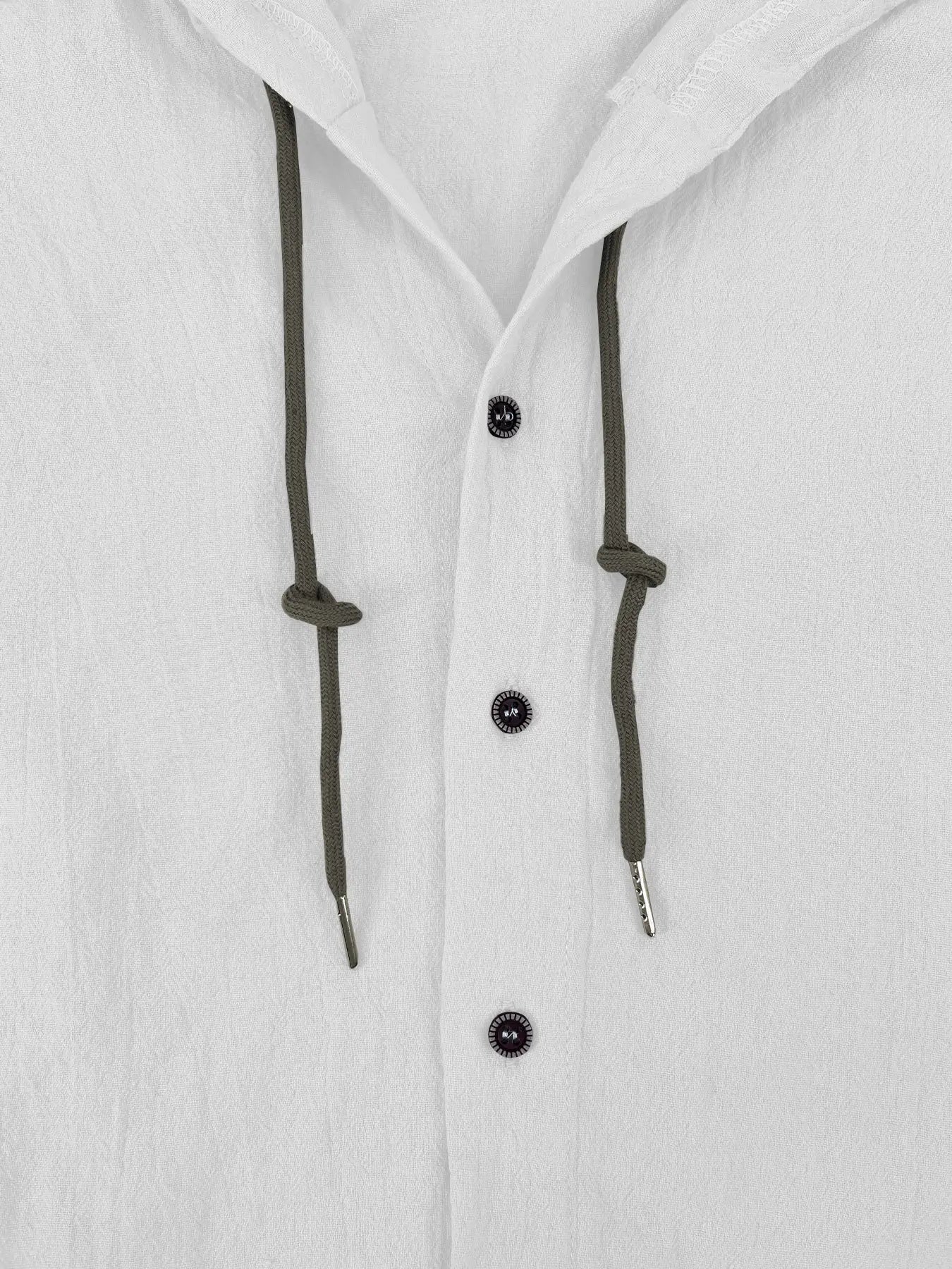KZZ Men's Casual Long-Sleeve Hooded Shirt