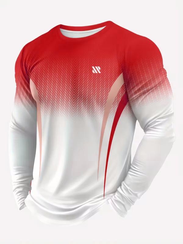 KZZ Men's Long Sleeve Gym Training Shirt