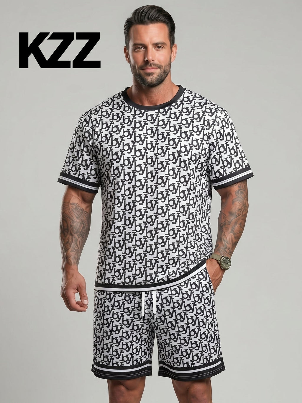 KZZ Men's Summer Sports Set