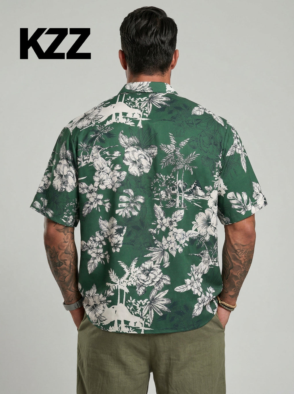 KZZ Men's Hawaiian Shirt