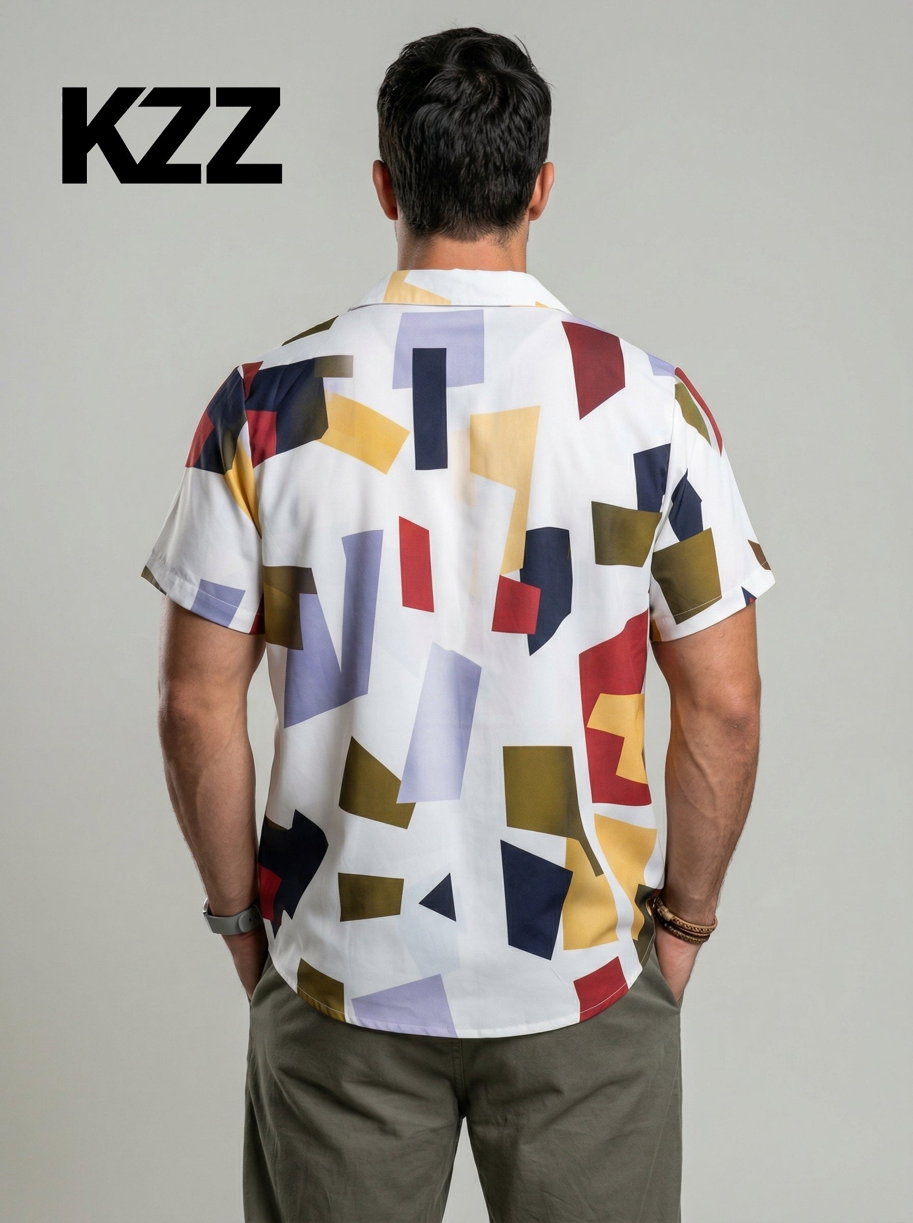 KZZ Summer Beach Men's Stylish Hawaiian Shirt