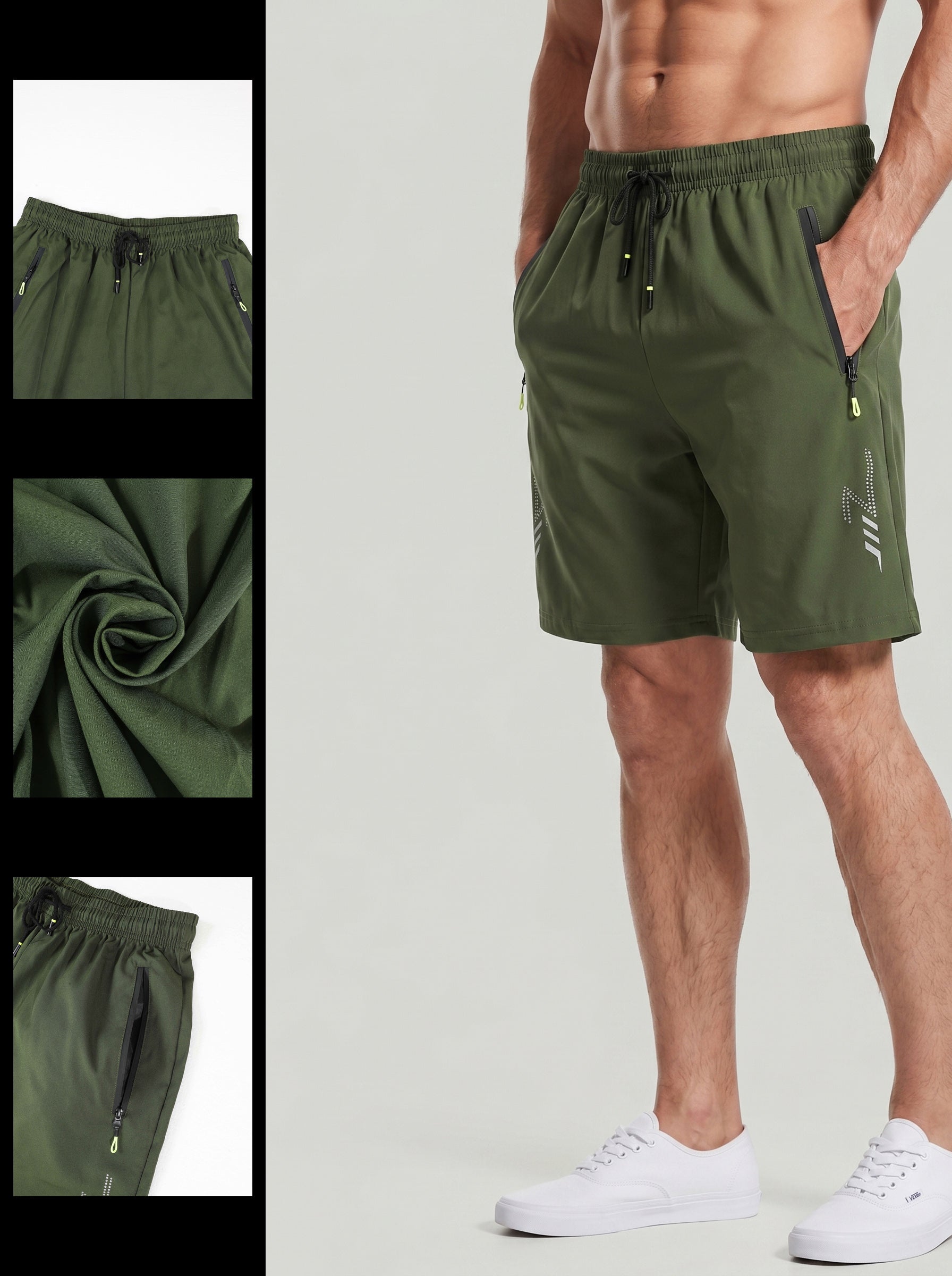 KZZ Unisex Stylish Athletic Shorts