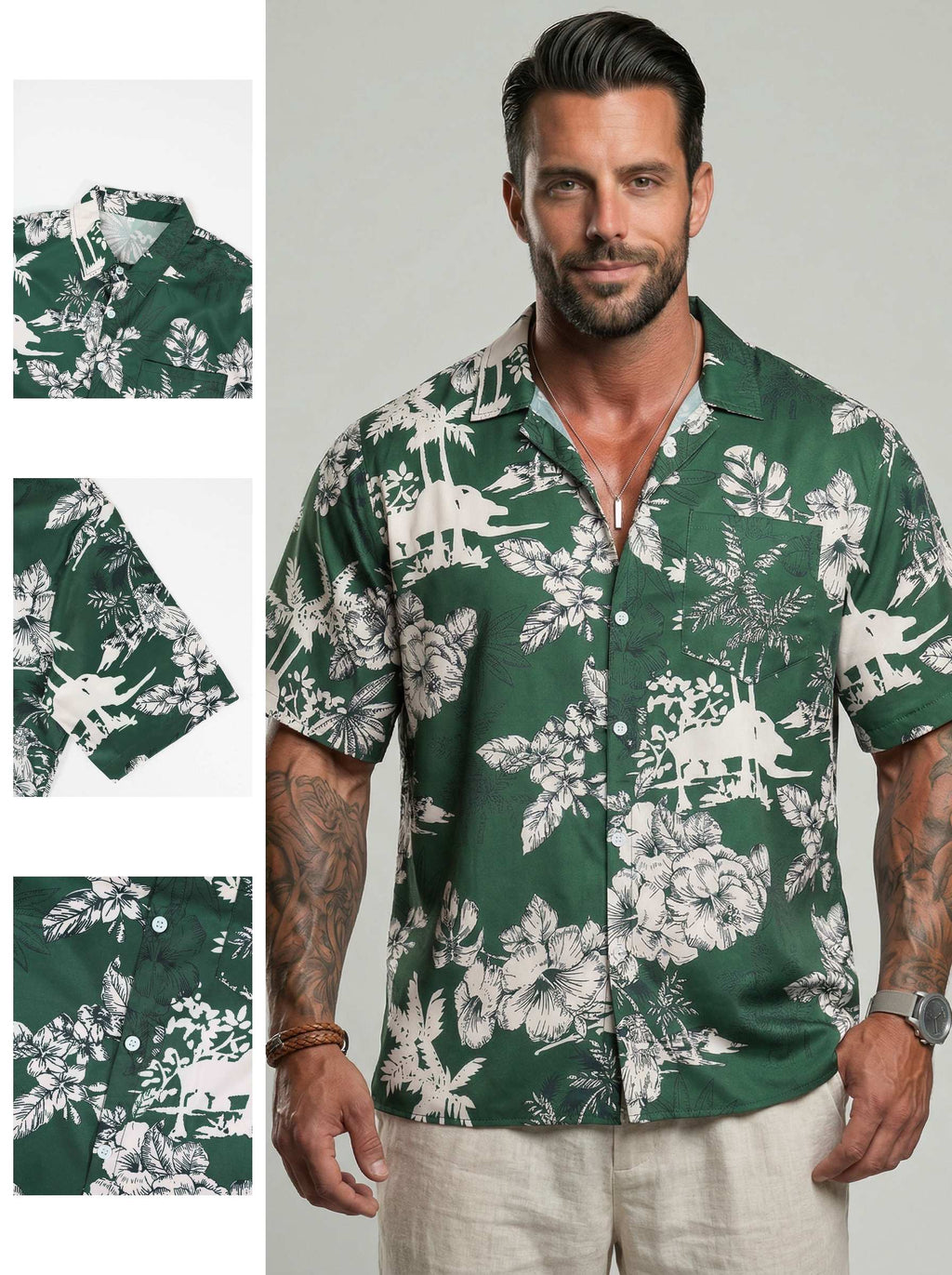 KZZ Men's Hawaiian Shirt
