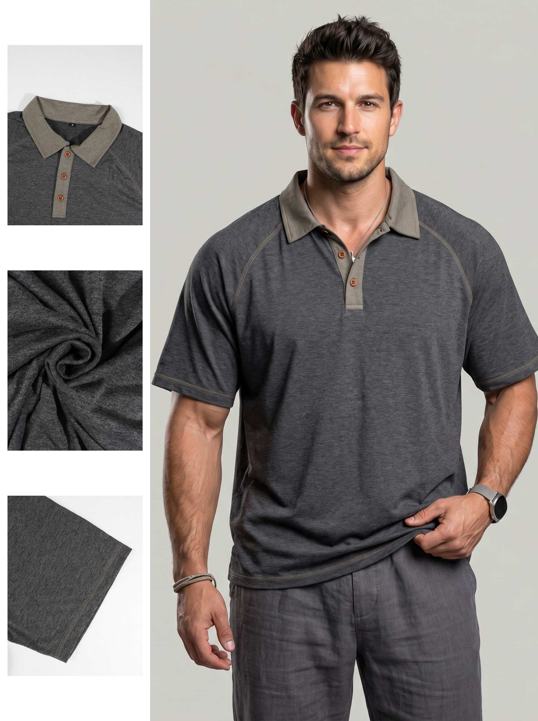 KZZ Men's Polo Shirt