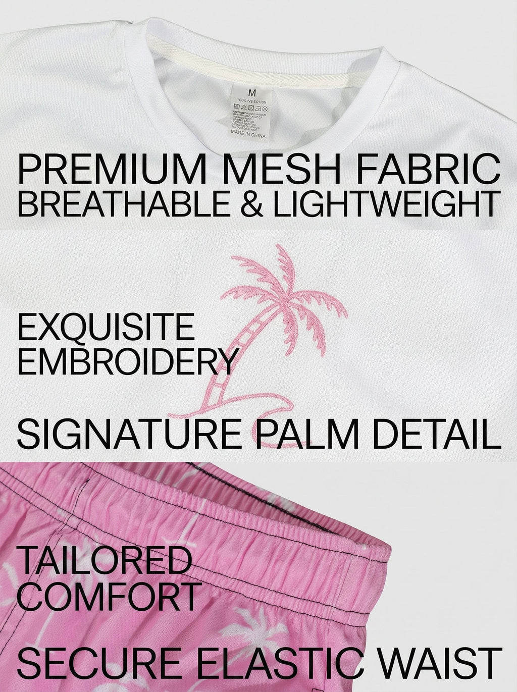 KZZ Casual Short-Sleeve T-Shirt and Shorts