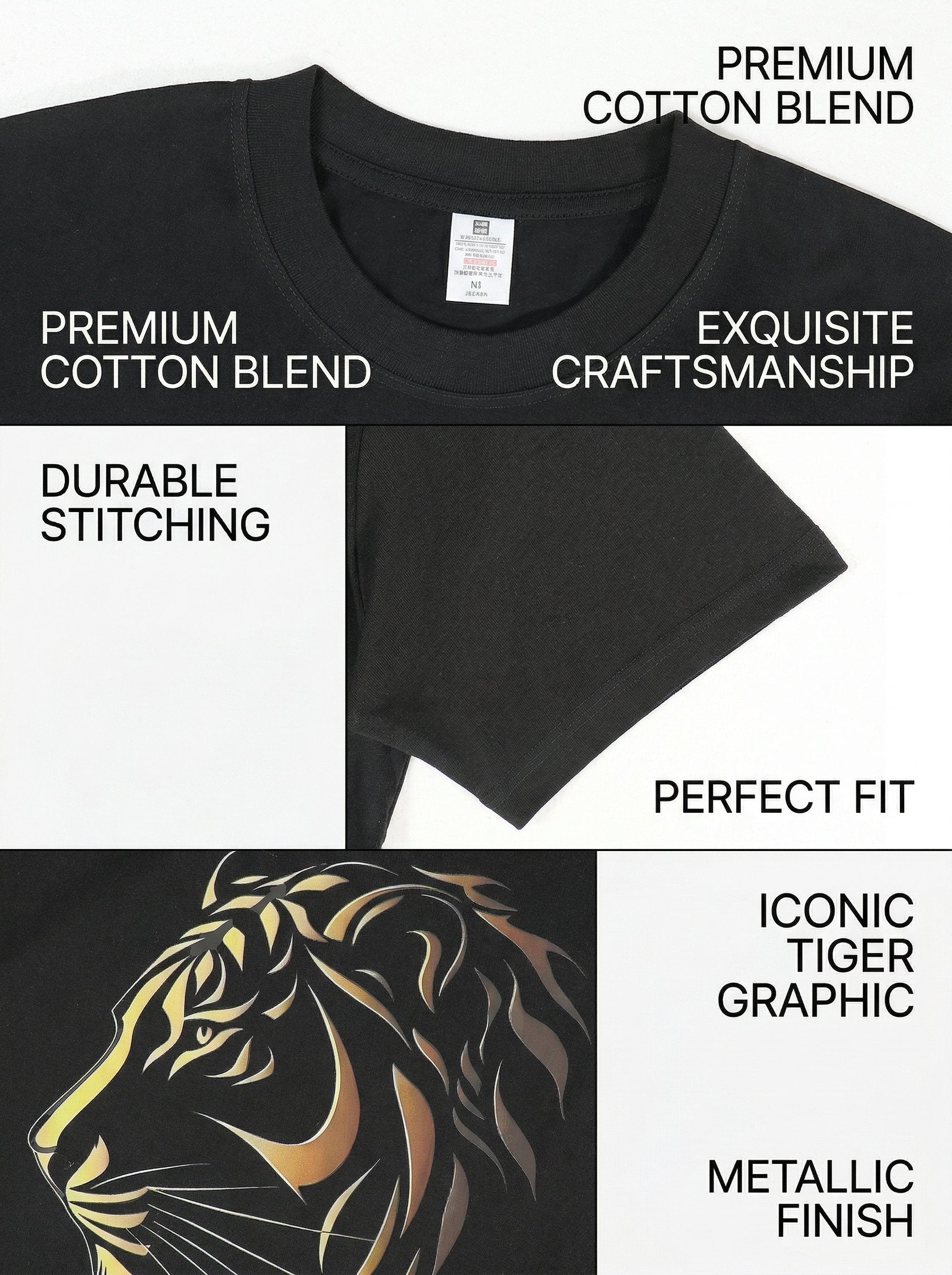 KZZ Tiger Short Sleeve T-shirt