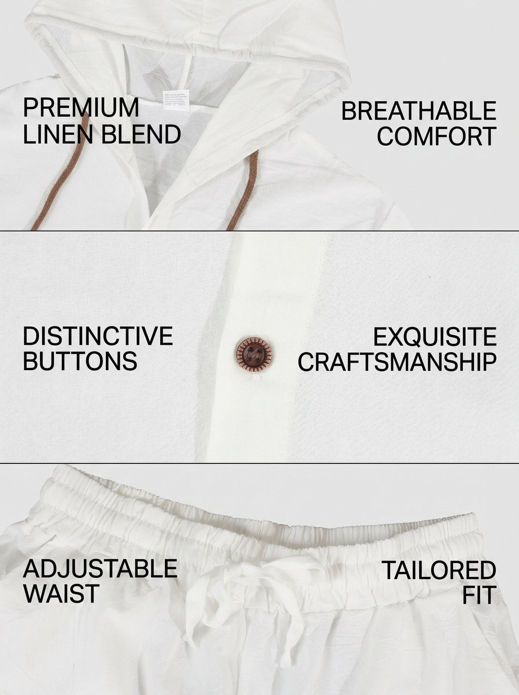 KZZ Men's lightweight two-piece set