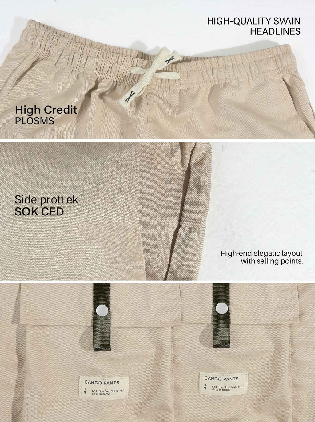 KZZ Men's Summer Cargo Pants