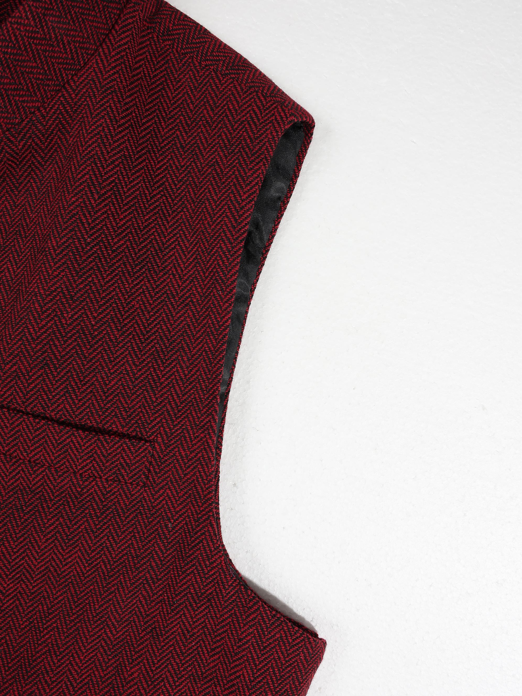 KZZ Men's Herringbone Vest